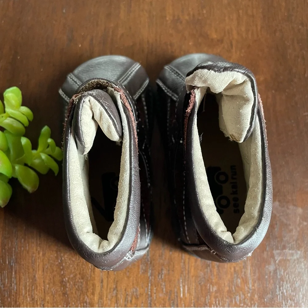 See Kai Run Rocky Brown Boots Toddler Boy Size 5